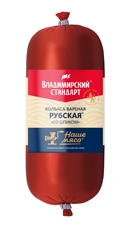 Колбаса Владимирский стандарт Рубская со шпиком вареная, 500г