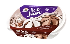 Мороженое Icejam с шоколадным топпингом двухслойное, 400г