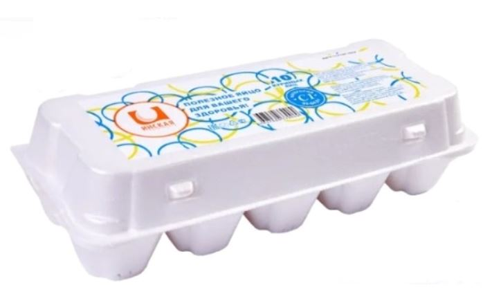 Яйцо куриное Инская ПТФ пищевое С1, 10шт