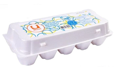 Яйцо куриное Инская ПТФ пищевое С1, 10шт