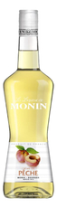 Ликер Monin Creme De Peche со вкусом персика, 0.7л