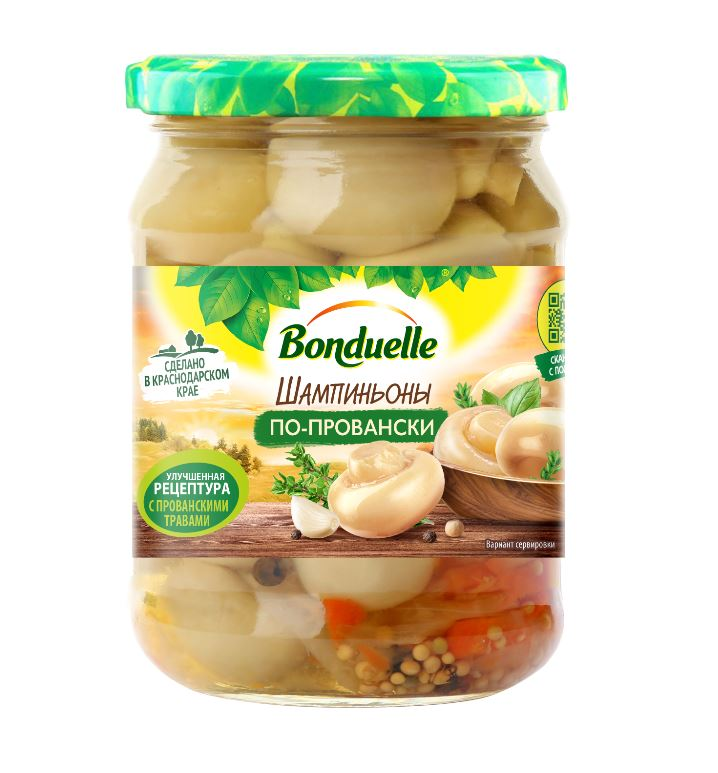Грибы Шампиньоны Бондюэль По-провански, 500мл