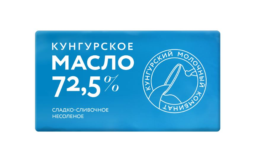 Масло сливочное Кунгурский МК Крестьянское 72.5%, 160г