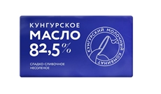 Масло Кунгурский МК сладко-сливочное 82.5%, 160г