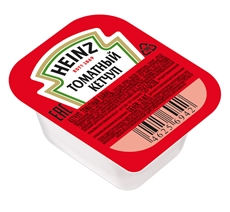 Соус Heinz томатный кетчуп (25мл x 125шт), 3.125кг