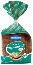 Хлеб Коломенский Дарницкий половина нарезка, 350г