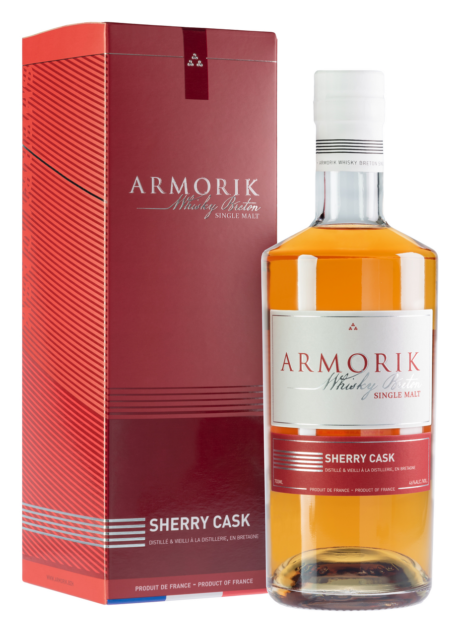 Изображение товара Виски Armorik Sherry Cask 0.7л в подарочной упаковке Франция