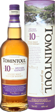 Виски шотландский Tomintoul Speyside glenlivet 10 лет в подарочной упаковке, 0.7л