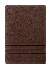 Полотенце Самойловский текстиль Верона темно-коричневое махровое 400г, 50 x 90см