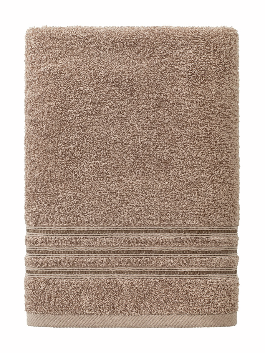 Полотенце Самойловский текстиль Верона мокко махровое 400г, 70 x 140см