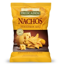 Чипсы Delicados Nachos кукурузные с сыром, 150г