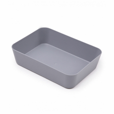 Лоток Стамм серый для канцелярии, 13 x 17см