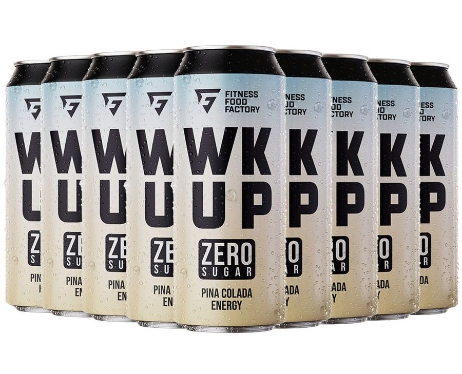 Энергетический напиток Fitness Food Factory WK Up Пина колада, 450мл x 12 шт