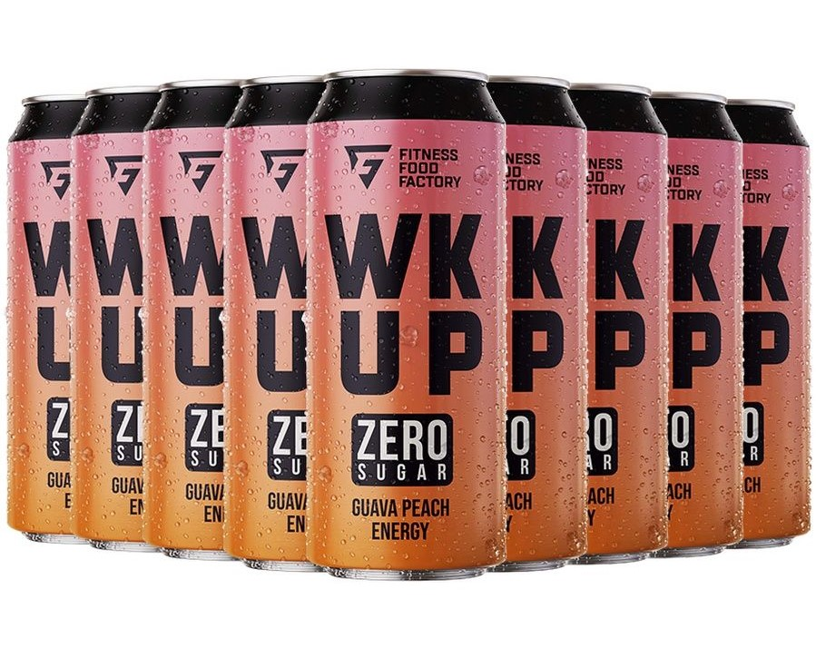 Изображение товара Энергетический напиток WK Up Гуава-Персик без сахара, 450 мл, 12 шт