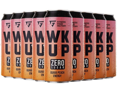 Напиток энергетический Fitness Food Factory WK Up гуава-персик, 450мл x 12 шт