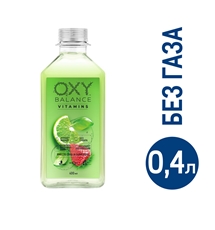 Вода Oxy Balance Vitamins базилик-клубника-лайм, 400мл