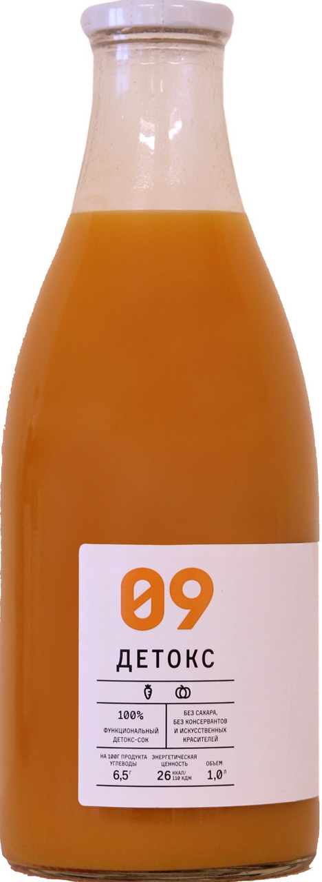 Сок Тихвинский уездъ мультиовощной детокс 09, 1л x 6 шт