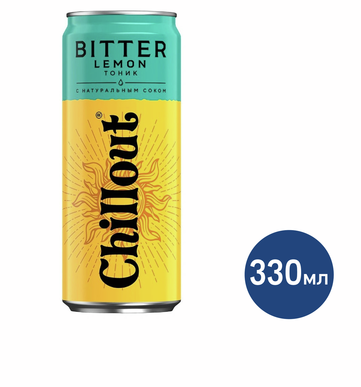 Напиток Chillout Bitter Tonic Лимон сильногазированный, 330мл