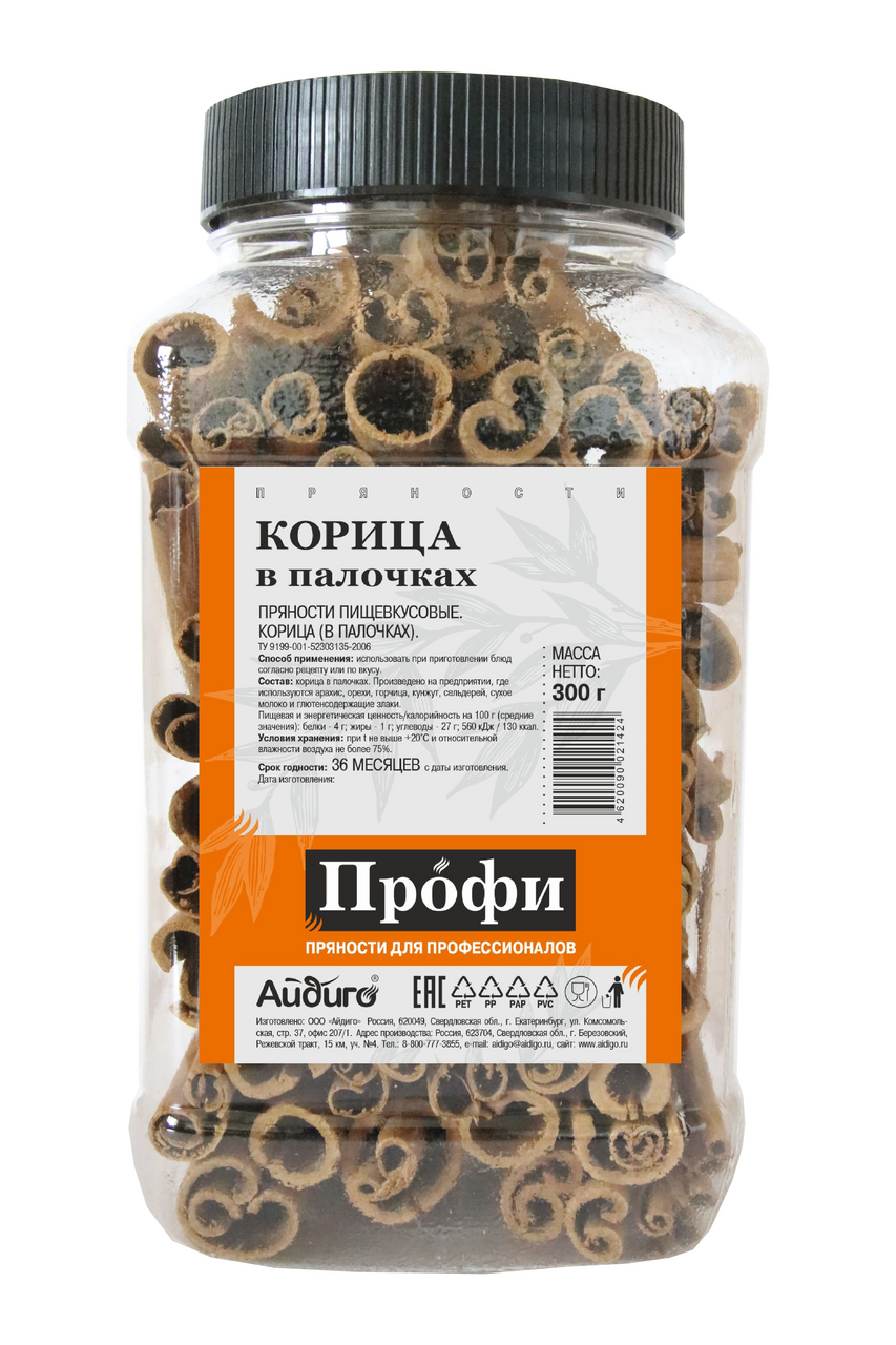 Корица Айдиго в палочках, 300г купить с доставкой на дом, цены в ...