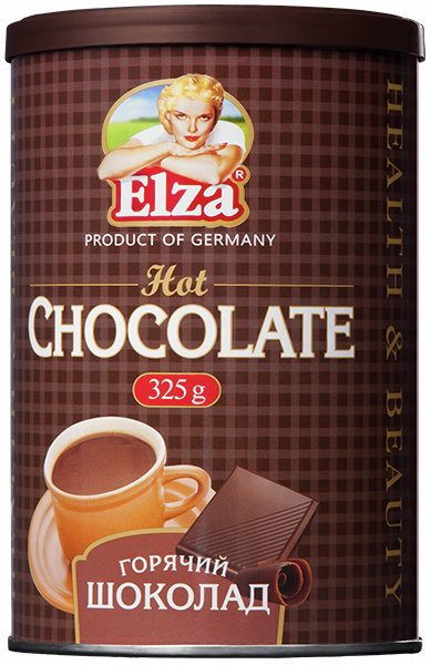 Напиток Elza Hot Chocolate Горячий шоколад растворимый, 325г