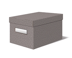 Коробка Лакарт Дизайн Basic для хранения коричневая размер S, 2шт