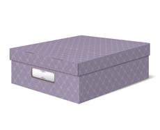 Корзина Лакарт Дизайн Pastel для хранения фиолетовая размер M, 2шт