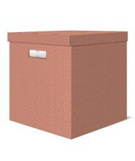 Корзина Лакарт Дизайн Pastel для хранения оранжевая размер XL, 2шт