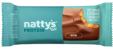 Батончик протеиновый Nattys Pro Шоколад-арахисовая паста без сахара без глютена, 45г