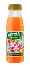 Напиток Актуаль на сыворотке персик-маракуйя, 310г