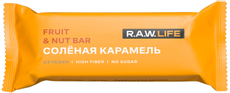 Батончик R.A.W. LIFE Соленая карамель без сахара без глютена, 47г