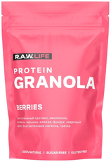 Гранола протеиновая R.A.W. LIFE Ягоды без сахара без глютена, 220г