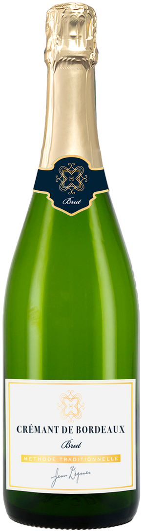 Вино игристое Jean Degaves Cremant de Bordeaux белое брют, 0.75л