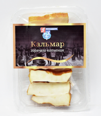 Кальмар Фландерр филе кусочки горячего копчения, 200г