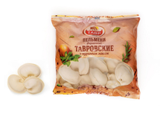 Пельмени Тавр тавровские с куриным мясом замороженные, 450г