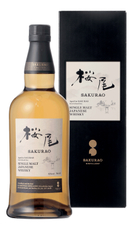 Виски японский Sakurao односолодовый в подарочной упаковке, 0.7л