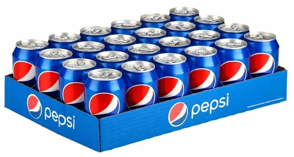 Напиток Pepsi газированный, 330мл x 24 шт