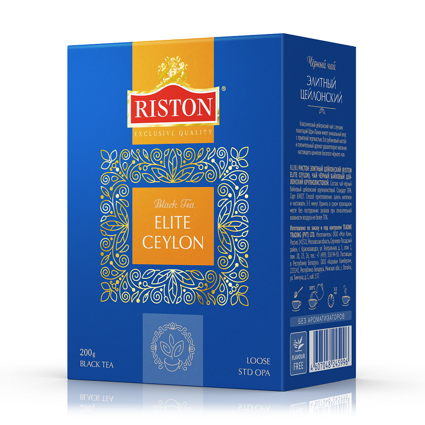 Изображение товара Чай Riston Elite Ceylon черный листовой, 200г