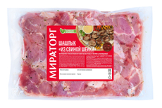 Шашлык из свиной шейки Мираторг охлажденный, ~2.2кг