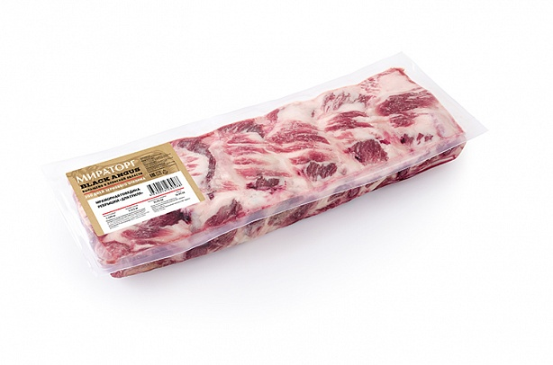 Ребрышки Мираторг для гриля говяжьи Black Angus охлажденные, ~900г ...