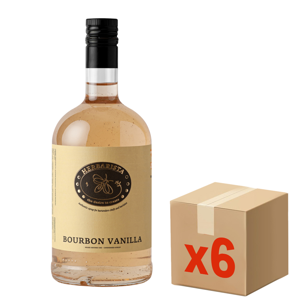 Изображение товара Сироп Herbarista бурбон ваниль 700 мл x 6 шт натуральный ароматнизатор