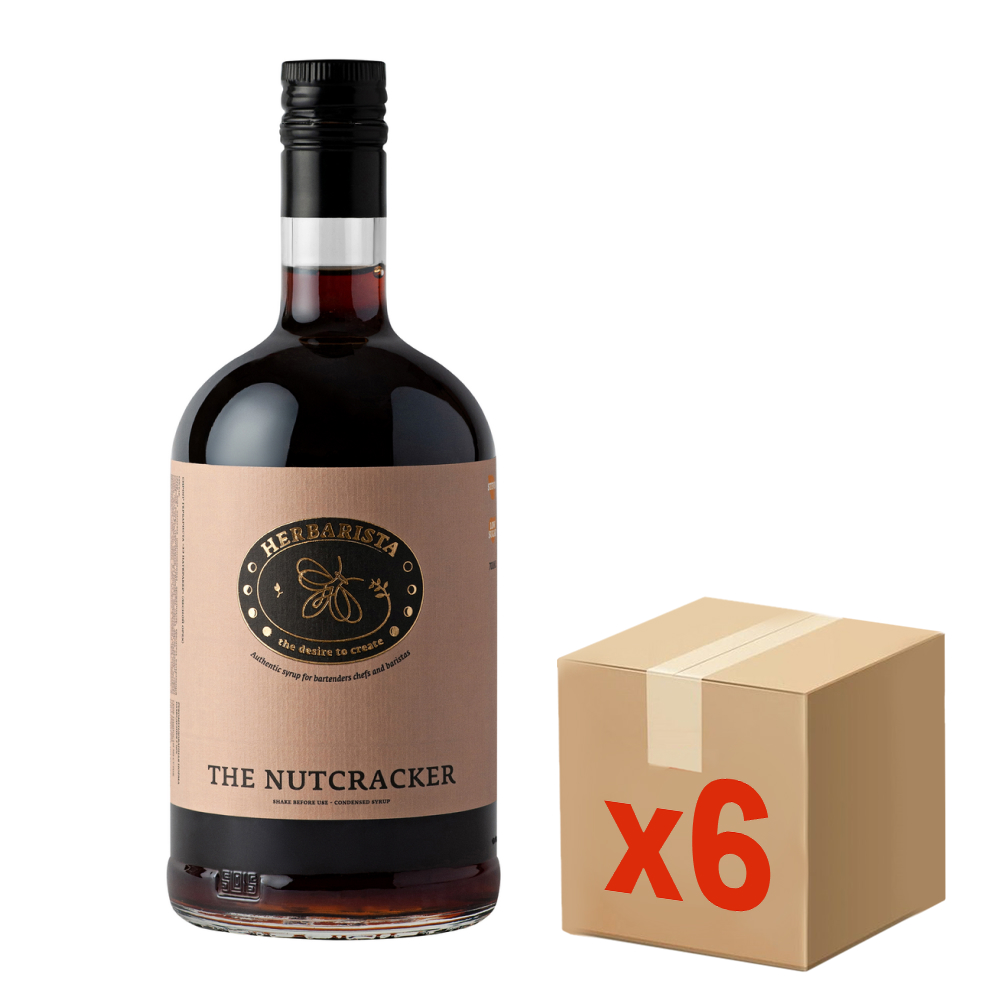 Изображение товара Натуральный сироп Herbarista Nutcracker 700 мл x 6 шт для кофе коктейлей и десертов