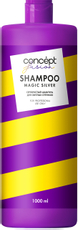 Шампунь Fusion Concept Magic silver серебристый для светлых волос оттеночный, 1л