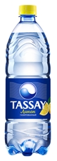 Вода Tassay со вкусом лимона газированная, 1л