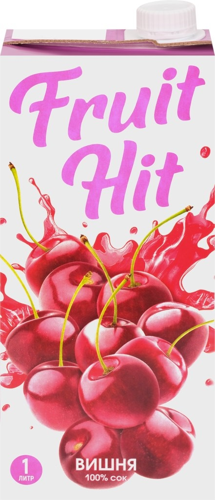 Сок Fruit Hit вишня, 1л купить с доставкой на дом, цены в интернет-магазине