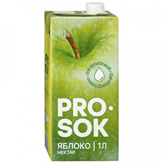 Нектар Pro Sok яблочный, 1л x 12 шт