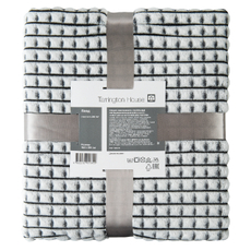 Tarrington House Плед графитный микрофибра велюровый 280г, 150 x 200см