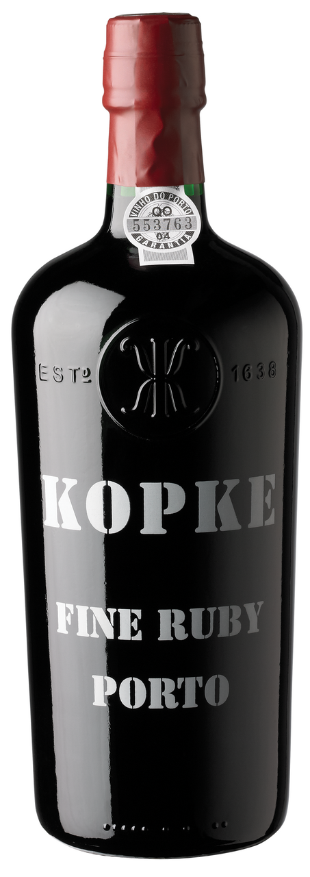 Изображение товара Вино ликерное Kopke Fine Ruby Porto портвейн красное сладкое, 0.75л