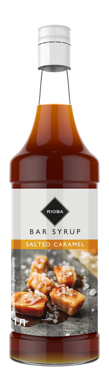 Изображение товара RIOBA Сироп соленая карамель 1 л для коктейлей и десертов
