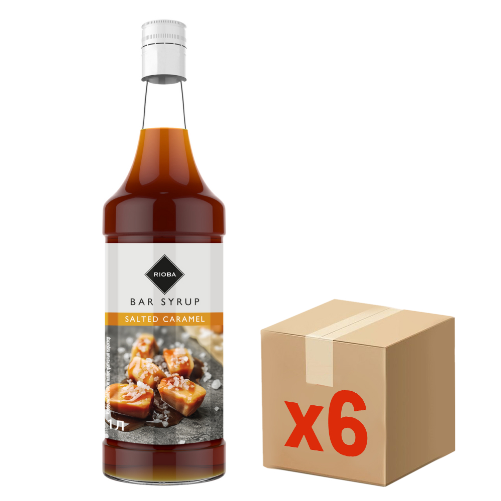 Изображение товара RIOBA Сироп соленая карамель 1л для десертов и коктейлей
