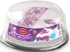Торт Mirel черничное молоко, 750г